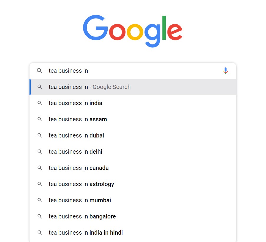 SEO for Tea Business Search
