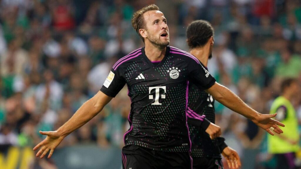 Harry Kane's Bundesliga debut with Bayern Munich