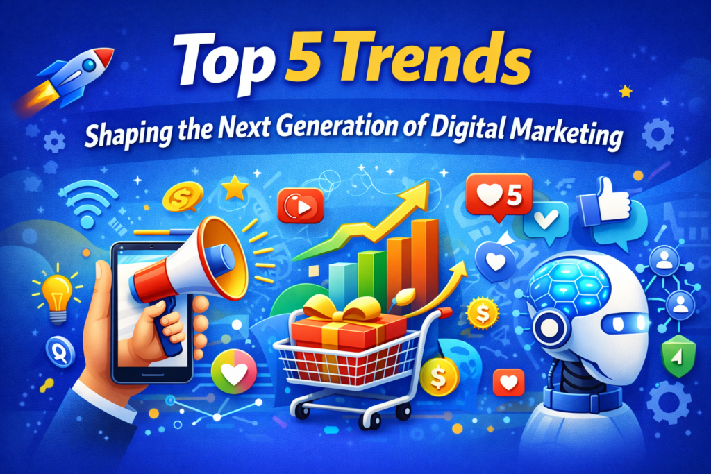 Top 5 Trends Shaping the Next Generation of Digital Marketing