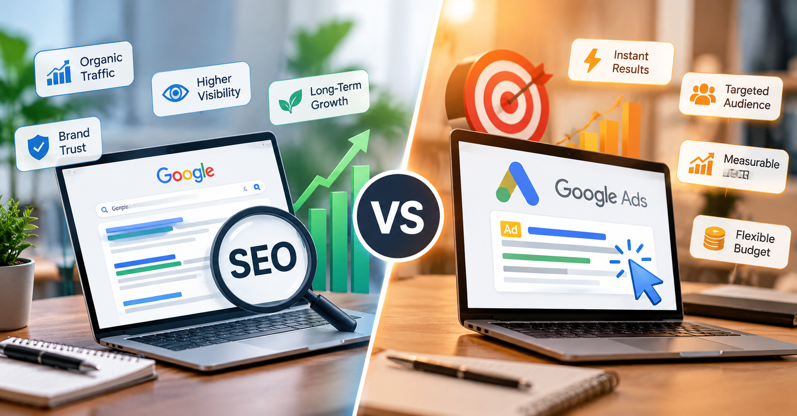 SEO vs PPC: Key Differences, Costs, Benefits, and Which to Choose