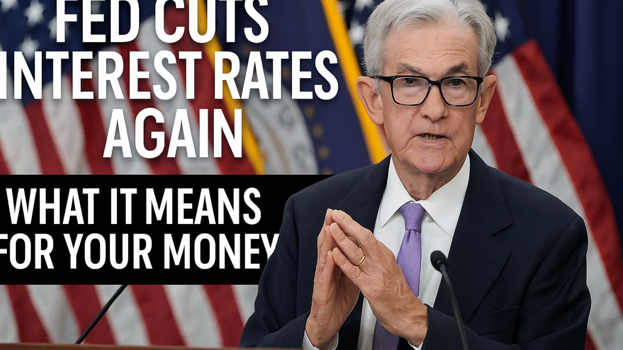 Fed Cuts Interest Rates Again — What It Means for Your Money Fed Cuts Interest Rates Again — What It Means for Your Money