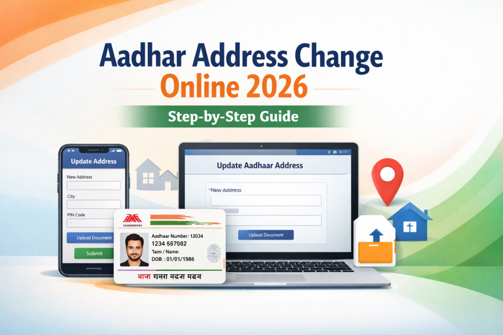 Aadhar Address Change Online 2026