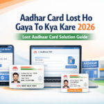 Aadhar Card Lost Ho Gaya To Kya Kare 2026 | Lost Aadhaar Card Solution Guide