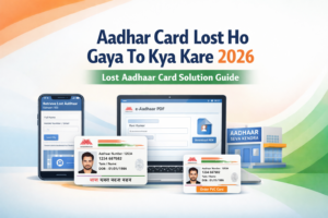 Aadhar Card Lost Ho Gaya To Kya Kare 2026 | Lost Aadhaar Card Solution Guide